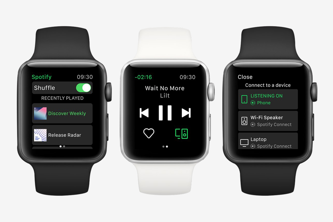 Spotify download apple watch